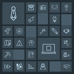 Modern, simple, dark vector icon set with button, fashion, equipment, picking, suit, male, profile, web, helicopter, girl, cargo, lady, crane, delivery, checklist, young, air, aircraft, woman icons