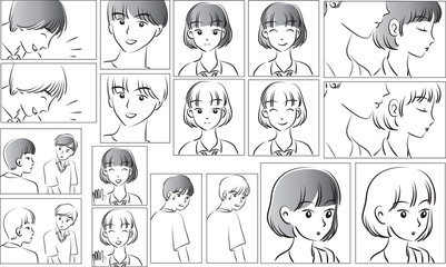 love story comic set