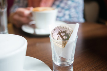 paying for coffee with bitcoin