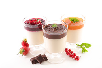 different sort of panna cotta