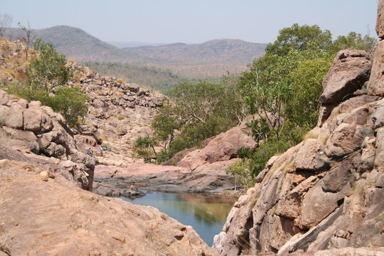 gunlom, waterfall creek in kakadu national park, northern territory australia