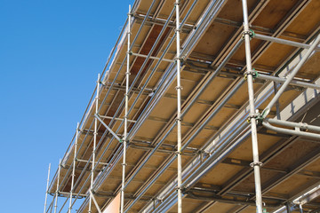 scaffolding building construction site industry structure renovation scaffolders