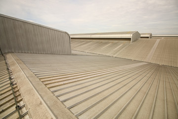 roof metal on top industrial
