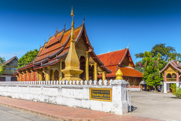Wat Sen, Luang Prabang also known as Wat Sene Souk Haram is a Buddhist temple located in Luang Phrabang, Laos. © GISTEL