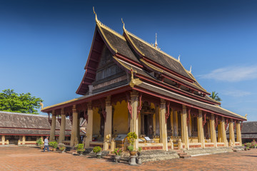 Obraz premium Wat Si Saket, Vientiane, Laos, Indochina, Southeast Asia, Asia.