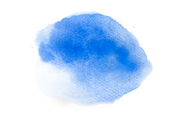 Blue watercolor background texture