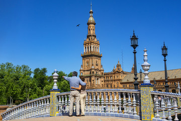 Fototapeta premium Piazza di Spagna, Siviglia 