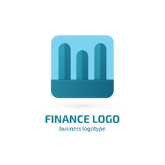 Illustration of business logotype bidding and auction.