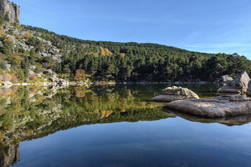 Laguna Negra, glacial lake in Soria, Spain