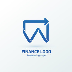 Illustration of business logotype bidding and auction.