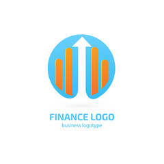 Illustration of business logotype bidding and auction.