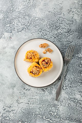 Dessert sweetened polenta