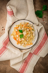 Chicken bulgur pilaf