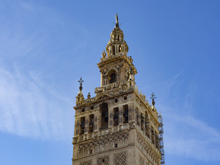 Fototapeta na wymiar Seville cathedral detail
