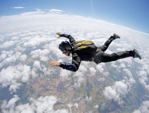 Skydiver Cloudscape