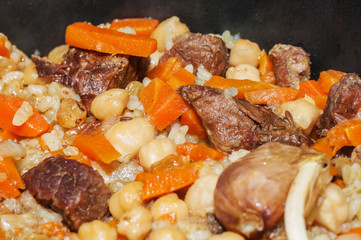 pilaf-tasty beautifu asianl national dish