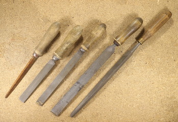 five files on the blackboard