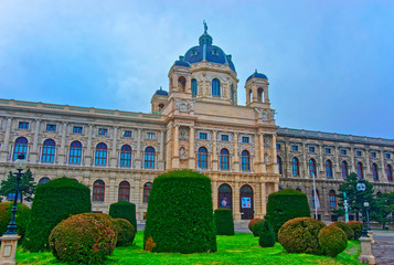 Fototapeta na wymiar Royal Museum of Natural History at Vienna of Austria
