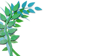 Graphic Vines abstract background in texture paint © gdarts