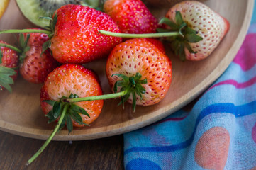 strawberry and fruit group of vitamin for health , tasty fruit