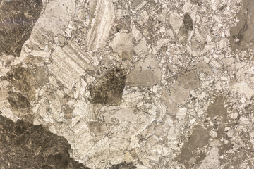 Brown marble with a beautiful pattern. background.