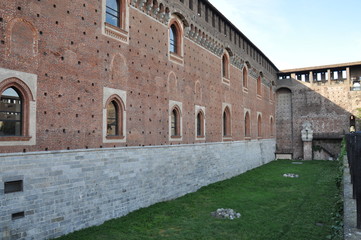 Sforzesco Castle in Milano, Italy