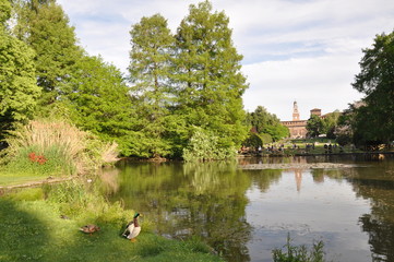 Simplon Park is a Large City Park in Milan, Italy which Established in 1888.