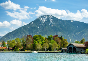 Fototapeta premium tegernsee lake - bavaria - germany