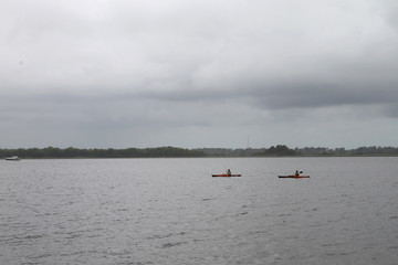 Kayakers in the Cape Fear River