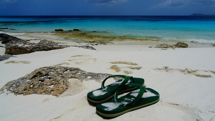 Flip-Flops on the beach