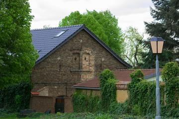 Obraz premium Beautiful building view in a Germany village. 