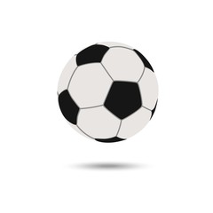 Fototapeta premium Football vector icon, soccerball