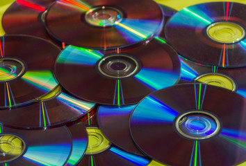 Shiny cd disk pattern