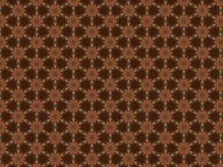 old shabby linoleum with dark brown and light brown color