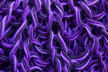 lilac fabric texture from a woolen scarf mesh