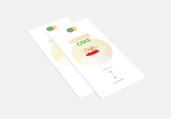 Trifold Brochure Layout With Green Accents