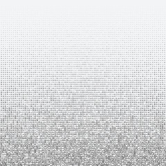 Halftone dots on white background