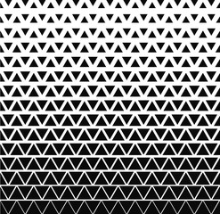 Abstract halftone background with triangles. Geometric backdrop. Vector illustration.