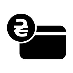 Hryvnia credit card icon