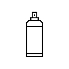 aerosol black line vector icons