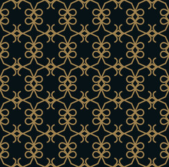 elegant line ornament pattern seamless pattern for background, w