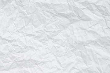 Wrinkled texture of  white paper