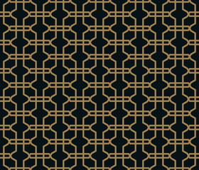 elegant line ornament pattern seamless pattern for background, w