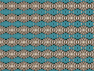 abstract gypsum ceramic geometric textured brown and turquoise rhombus background for scrapbooking
