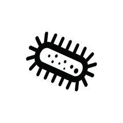 Bacteria Illustration Logo