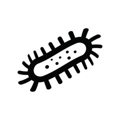 Bacteria Illustration Logo