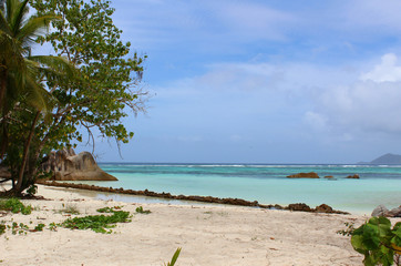 plage paradisiaque aux seychelles 