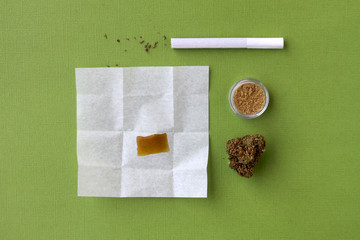 Cannabis Concentrates (Shatter & Kief), Pre-Rolled Marijuana Cigarette (Joint)