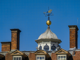 Fototapeta na wymiar Hanbury Hall Stately Home Worcestershire England UK