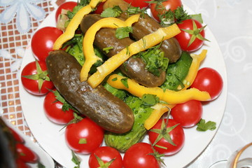 Summer vitamin salad! Fresh vegetables
